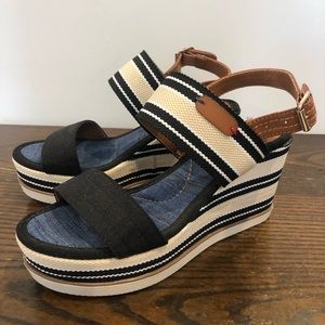 Nordstrom- Mulanka Striped Wedges